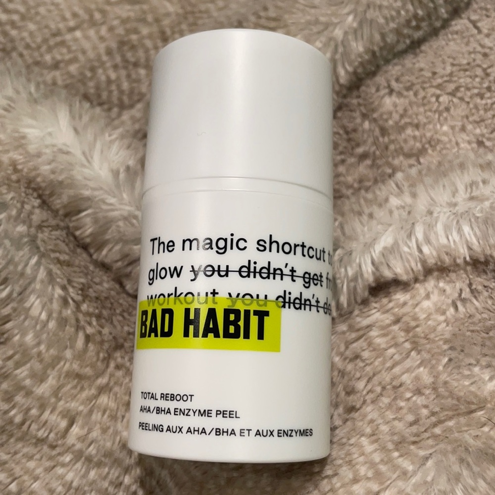 New Bad habit aha/bah enzyme peel